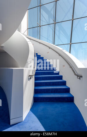 Architektonischen Innenraum Bild des Kauffman Center for the Performing Arts in Kansas City, Missouri. Stockfoto