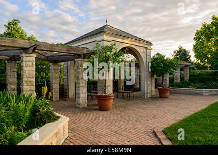 Fotografieren der Begründung des Ewing und Muriel Kauffman Memorial Garden in Kansas City, Missouri. Stockfoto