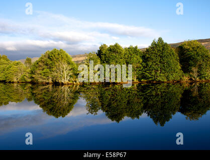 Der Caledonian Canal in Schottlands Great Glen zwischen Fort Augustus und Invergary Stockfoto