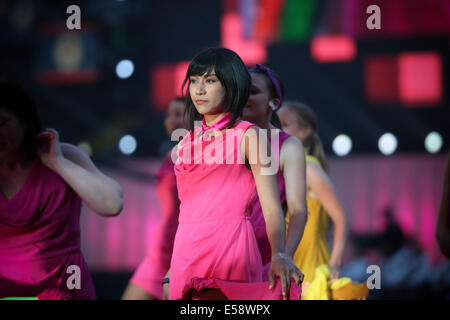 Glasgow, Schottland. 23. Juli 2014. Eröffnungsfeier der 20. Commonwealth Games in Glasgow im Celtic Park. Bildnachweis: ALAN OLIVER/Alamy Live-Nachrichten Stockfoto