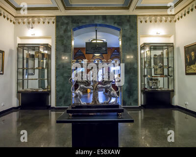 23. Juli 2014 - Menorah im Innern der Synagoge, Kiew © Igor Golovniov/ZUMA Draht/Alamy Live News Stockfoto