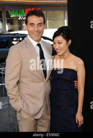 23. Juli 2014 - Los Angeles, Kalifornien, USA - Rufus Sewell Teilnahme an der Los Angeles Premiere von '' Hercules'' im TCL Chinese Theatre in Hollywood, Kalifornien am 23. Juli 2014 statt. 2014 (Kredit-Bild: © D. Long/Globe Fotos/ZUMA Draht) Stockfoto