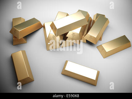 Goldenen Balken Konzept Stockfoto