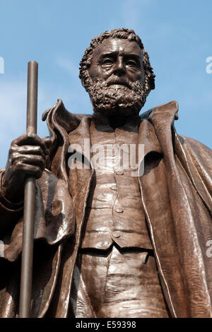 Statue von Hon. Frederick James Tollemache, St.-Peter Hügel, Grantham, Lincolnshire, England, Vereinigtes Königreich. Stockfoto