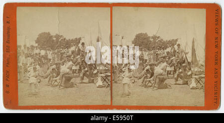 Camp Washington, Fairmount Park, West Point Kadetten Stockfoto