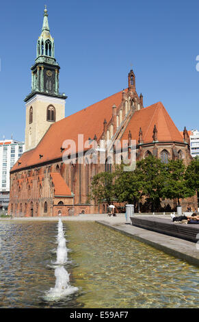 St. Marien Kirche-Marienkirche, Berlin, Deutschland Stockfoto