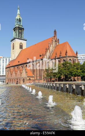 St. Marien Kirche-Marienkirche, Berlin, Deutschland Stockfoto