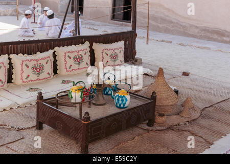 DUBAI, Vereinigte Arabische Emirate-NOVEMBER 9: Alte islamische Schule, Heritage Village am 9. November 2013. Es ist das größte historische Museum in Duba Stockfoto