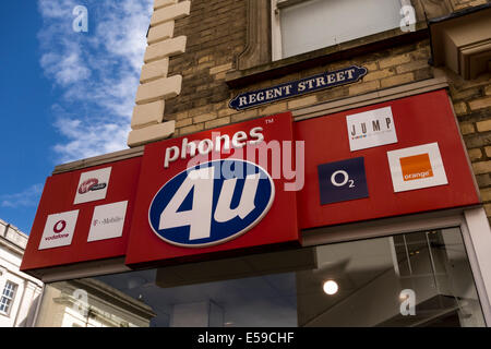 Phones4U Shop in Cheltenham, Gloucestershire, UK Stockfoto