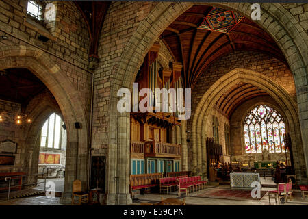 Kathedrale von St Asaph Denbighshire Wales uk Stockfoto