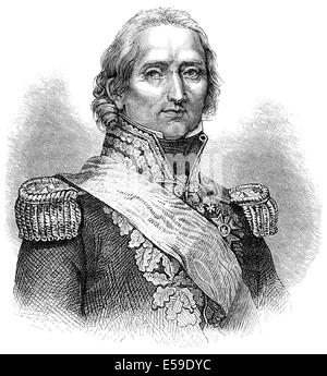 Marshal General Jean-de-Dieu Soult, 1. Herzog von Dalmatien, 1769-1851, ein französischer General und Staatsmann, Stockfoto