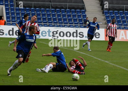 Arminia Bielefeld 1 Sunderland AFC 1 Schüco Arena (Bielefelder Alm) Samstag, 16. Juli 2011 Stockfoto