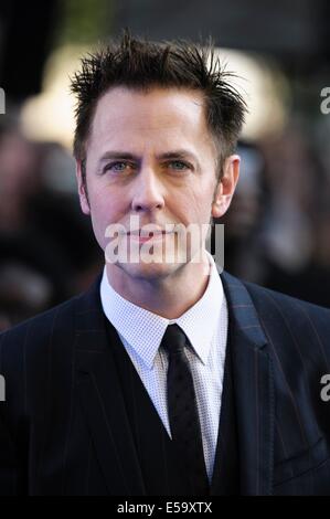 Regisseur James Gunn besucht die Europäische Premiere der Hüter der Galaxie auf 24.07.2014 bei Empire Leicester Square, London. Personen im Bild: James Gunn. Bild von Julie Edwards Stockfoto