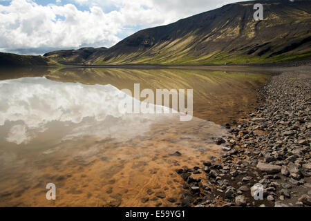 See in der Nähe von Golden-Circle - Südwest Island Stockfoto
