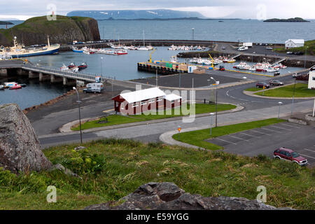 Stykkisholmur - Snaefellsnes Halbinsel - West Island Stockfoto