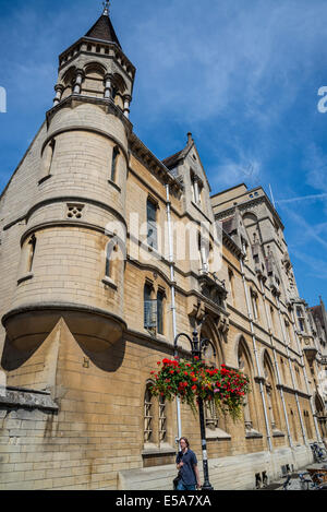 Am Balliol College, Broad Street, Oxford, Oxfordshire, England, Vereinigtes Königreich Stockfoto