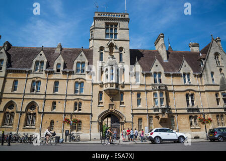 Am Balliol College, Broad Street, Oxford, Oxfordshire, England, Vereinigtes Königreich Stockfoto