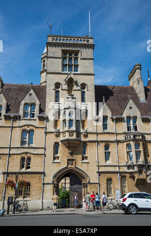 Am Balliol College, Broad Street, Oxford, Oxfordshire, England, Vereinigtes Königreich Stockfoto