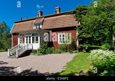 Geburtsort von Astrid Lindgren, Näs, Astrid Lindgrens Näs Kulturzentrum, Vimmerby, Småland, Schweden Stockfoto