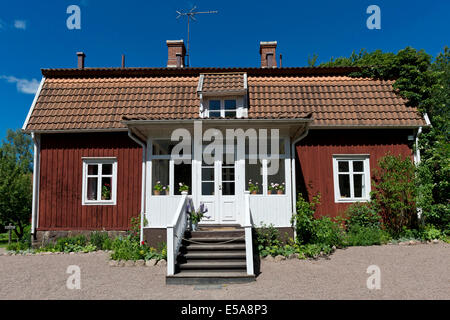 Geburtsort von Astrid Lindgren, Näs, Astrid Lindgrens Näs Kulturzentrum, Vimmerby, Småland, Schweden Stockfoto