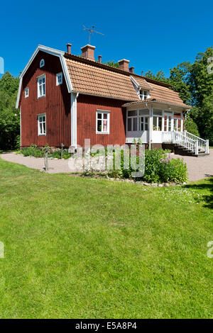 Geburtsort von Astrid Lindgren, Näs, Astrid Lindgrens Näs Kulturzentrum, Vimmerby, Småland, Schweden Stockfoto