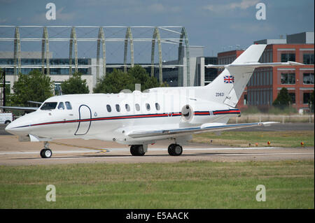 RAF BAE HS-125 CC3, Farnborough International Airshow 2014 Stockfoto