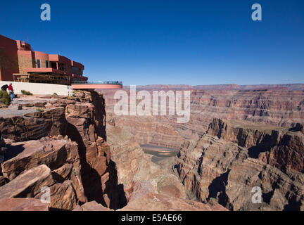 Grand Canyon Skywalk Stockfoto