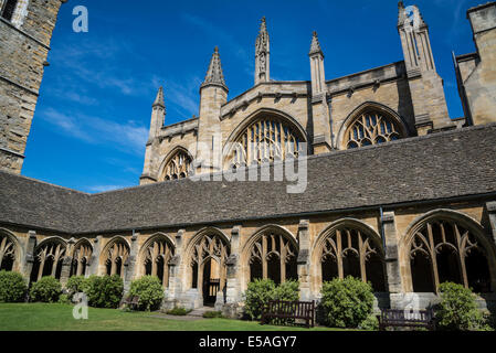 Kloster und Kapelle, New College, Oxford, England, UK Stockfoto