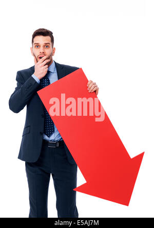 Unerwartete Rückgang der Geschäfte, Debica, Polen Stockfoto