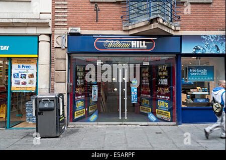 William hill Buchmacher Nottingham Wettbüro Stockfoto