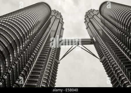 Petronas Türme Malaysia einst das höchste Gebäude der Welt Stockfoto