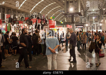 Dark-World-Gadget-Shop Barcelona International Comic Fair am 17. Mai 2014 in Barcelona, Katalonien, Spanien. Stockfoto