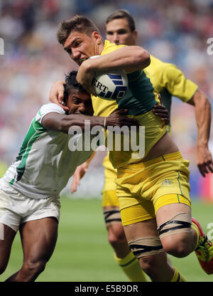 SEAN MCMAHON Australien V SRI LANKA IBROX STADIUM GLASGOW Schottland 26. Juli 2014 Stockfoto