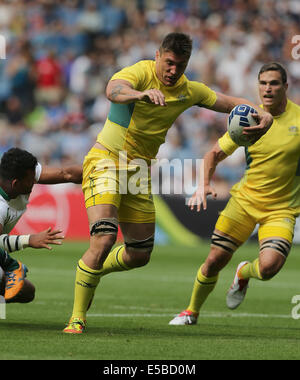 SEAN MCMAHON Australien V SRI LANKA IBROX STADIUM GLASGOW Schottland 26. Juli 2014 Stockfoto