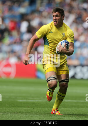 SEAN MCMAHON Australien V SRI LANKA IBROX STADIUM GLASGOW Schottland 26. Juli 2014 Stockfoto