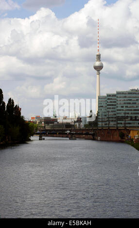 Berliner Fernsehturm Stockfoto