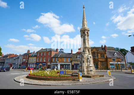 Banbury Cross High Street Banbury Oxfordshire UK Stockfoto