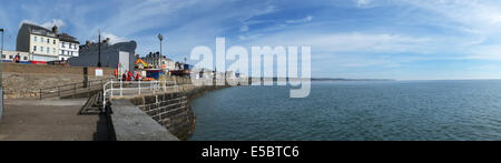 Bridlington Badeort im Königreich. Nordseite und Hafen. Stockfoto