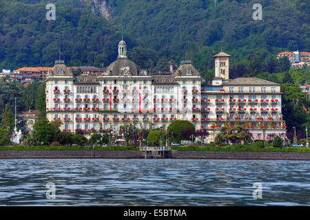 Grand Hotel des Iles Borromées, Stresa, Piemont, Italien Stockfoto