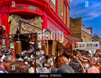 Portobello Road ist eine Straße in Notting Hill Stockfoto