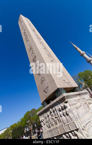 Obelisk des Theodosius, Istanbul, Türkei Stockfoto