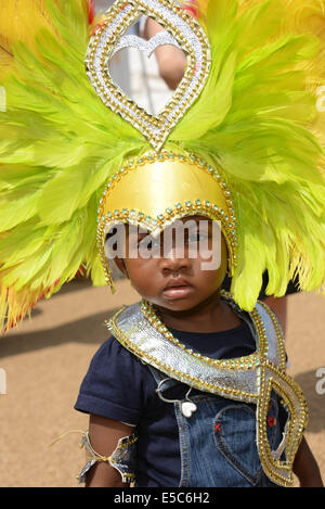 London, UK. 27. Juli 2014. Inspiration Kunst Parade am Queen Elizabeth Olympic Park. Foto: siehe Li/Alamy Live News Stockfoto