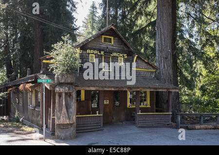 Apple Jacks, La Honda Kalifornien. Stockfoto