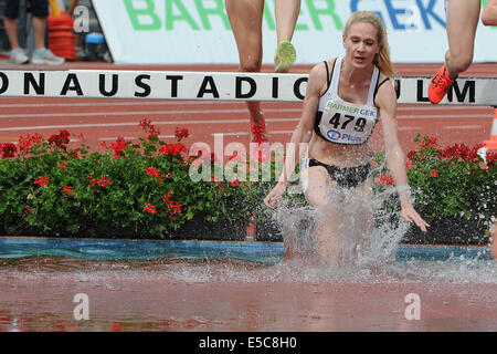 Ulm, Deutschland. 27. Juli 2014. Deutsche Champtionships frische, Gryschka Melina, Hannover 96 Credit: Burghard Schreyer/Alamy Live-Nachrichten Stockfoto