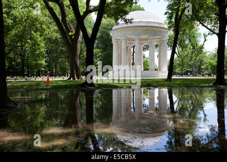WASHINGTON D.C. - 25. Mai 2014: The District Of Columbia War Memorial erinnert an die Bürgerinnen und Bürger des District Of Columbia, die s Stockfoto