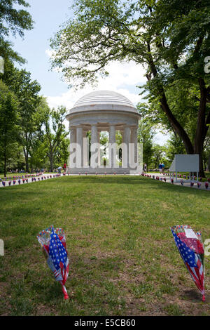 WASHINGTON D.C. - 25. Mai 2014: The District Of Columbia War Memorial erinnert an die Bürgerinnen und Bürger des District Of Columbia, die s Stockfoto