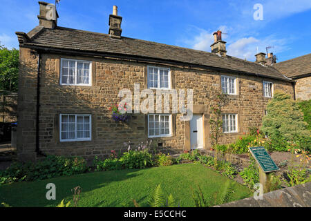 Pest Cottages Eyam Derbyshire Peak District National Park England UK Stockfoto