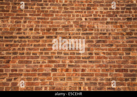 Vintage Mauerwerk abstraktes Muster, Red brick wall, Hintergrund Konzept in Pennsylvania, USA, United States, vintage Stiftung Haus Wand Textur Stockfoto