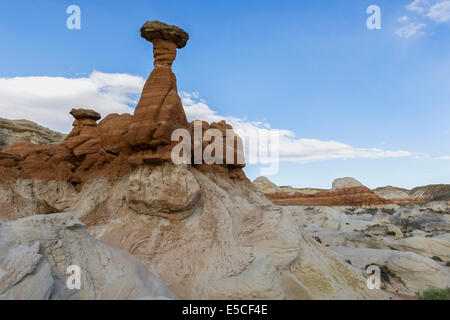 ET Fliegenpilz (Hoodoo), Paria Rimrocks, Grand Staircase-Escalante National Monument, Utah Stockfoto