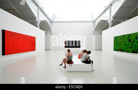 Ausstellung Kerry James Marshall, Palacio de Velázquez, Museo Nacional Centro de Arte Reina Sofía, Madrid, Spanien Stockfoto